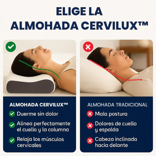 PAGA 2 y LLEVAS 4 - Almohada CerviLux™ - Redescubre el placer de despertar sin dolores