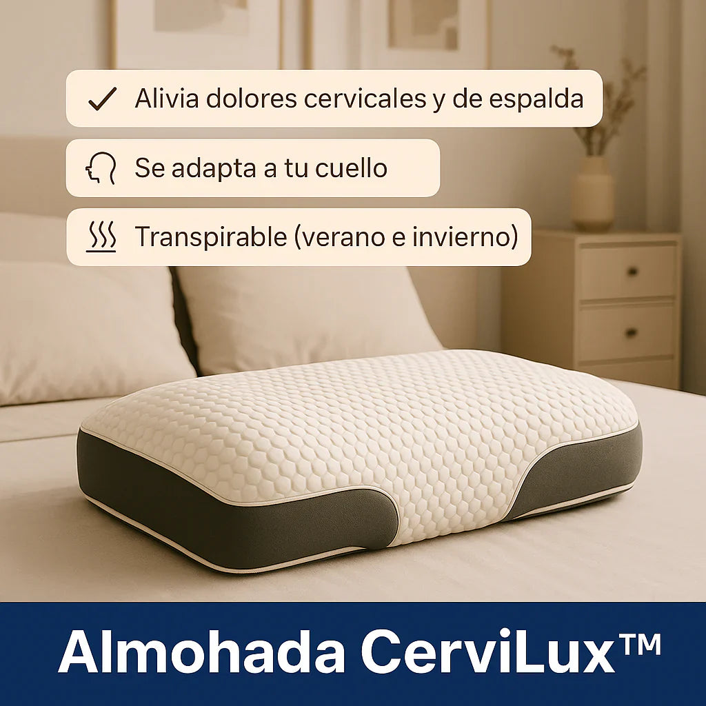 PAGA 2 y LLEVAS 4 - Almohada CerviLux™ - Redescubre el placer de despertar sin dolores